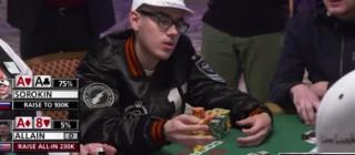 Frank couche paire de rois aux WSOP
