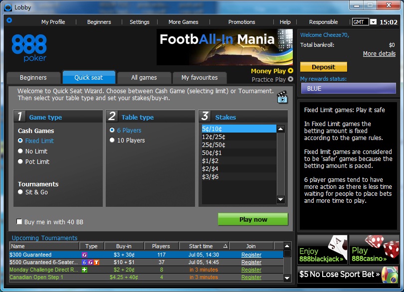 888 poker volume