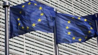 European Union flags