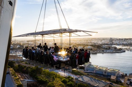 Dinner in the Sky Malte