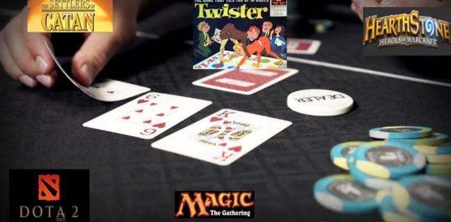 Comparaison du poker avec d'autres célèbres jeux vidéo ou de société