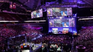 Stade tournoi jeux vidéo DOTA2 Seattle2014