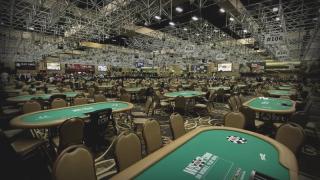 Pavilion room des WSOP : Salle vide du plus grand tournoi de poker