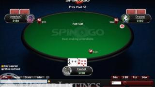 Spin & Go à 3 joueurs.