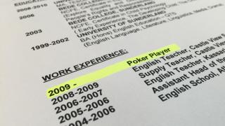 poker sur le cv