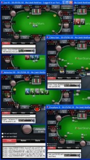 Des tables de poker en multi-table