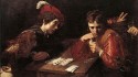 Peinture tricheurs cartes