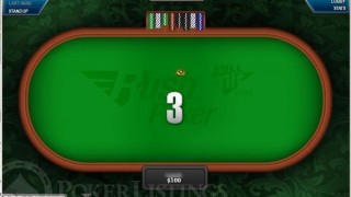 Une table de Rush Poker