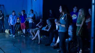 Spectateurs de la Global Poker League
