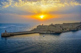 coucher de soleil Malte