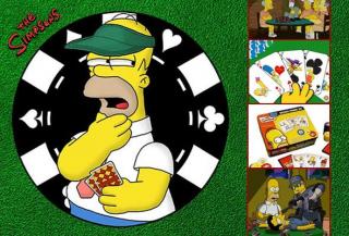 Le poker dans les Simpsons