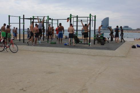 open air gym barcelone