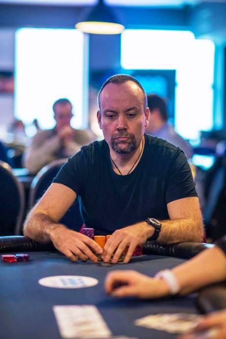 Black poker player Black poker player