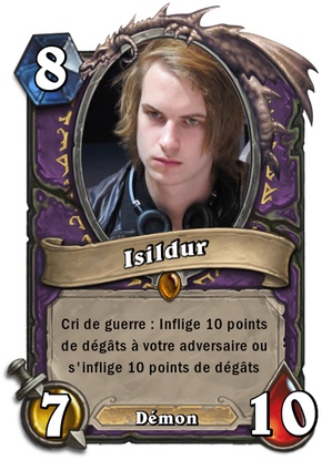 Carte Hearthstone Isildur