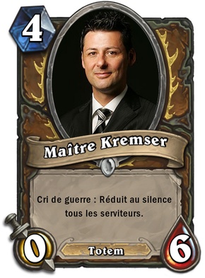 Carte Hearthstone Kremser