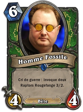 Carte Hearthstone dinos Greg Raymer