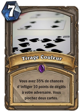 Carte Hearthstone couleur