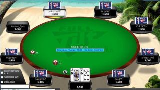 Un tournoi sit and go de poker en ligne