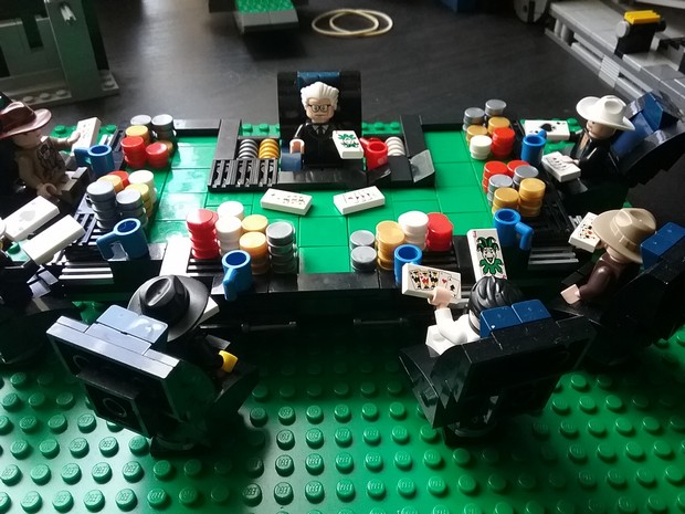 Partie de poker en Legos 2