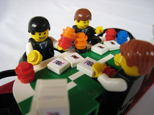 Blackjack en Lego