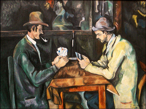 Les Joueurs de cartes de Paul Cézanne