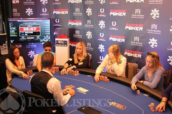 Table finale Ladies Event WSOPE 2013