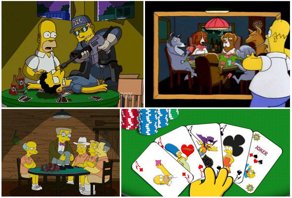 Homer Simpson et les jeux d’argent