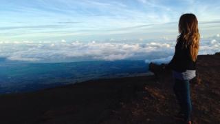 Maria Ho Haleakala volcano2