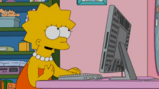 Lisa Simpson joue au poker
