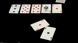 un carré sur la table au poker