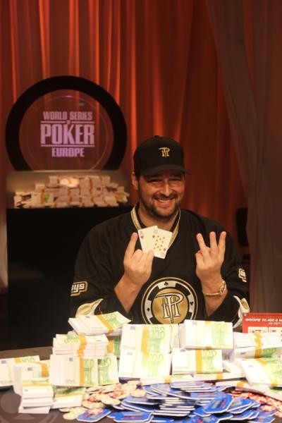 Phil Hellmuth vainqueur WSOPE Cannes 2012