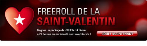 Freeroll Saint-Valentin