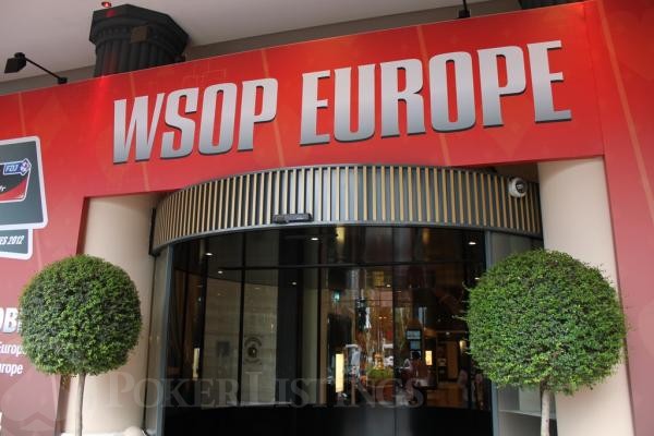 Entrée des WSOP Europe