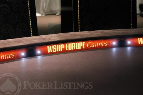 WSOP Europe Cannes lumineux