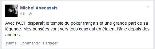 Tweet de Michel Abecassis