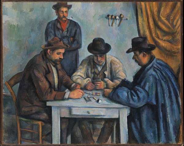 Les joueurs de cartes par Cézanne 2