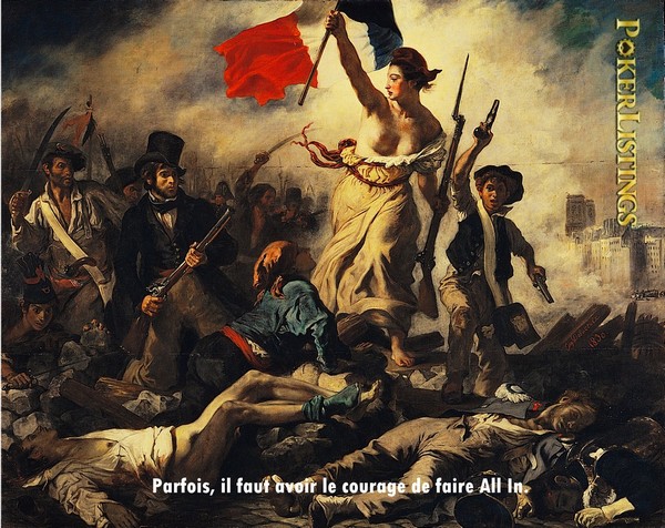 Liberté guidant le peuple mode poker