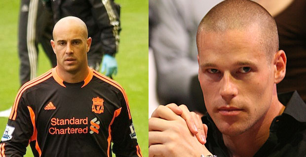 Pepe Reina sosie Patrik Antonius