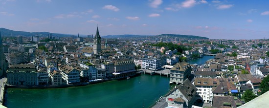 Zurich vue aérienne