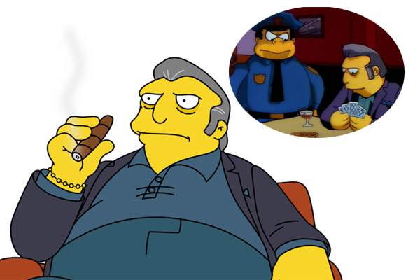 Gros Tony D’Amico Simpsons 